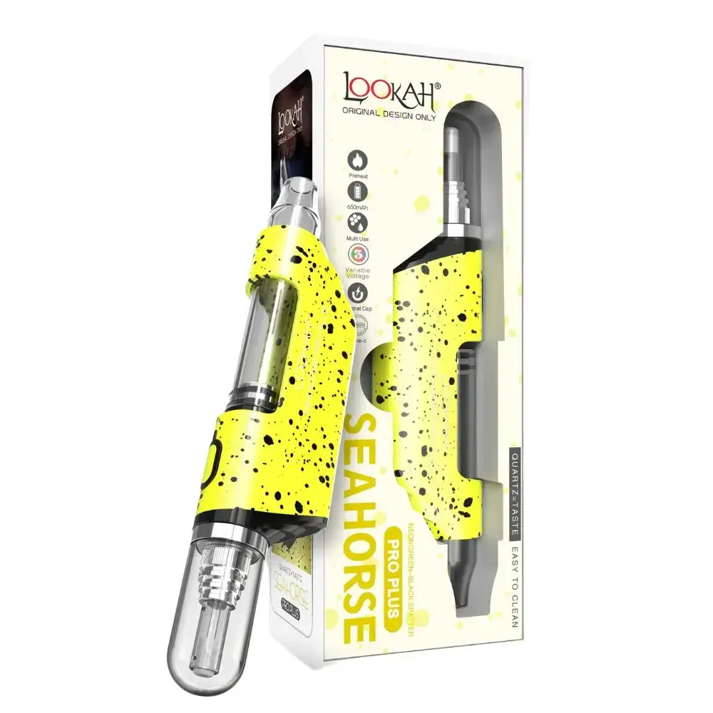 [Q-2761-05] LOOKAH SEAHORSE PRO PLUS 650MAH (NeonGreen Black Spatter)