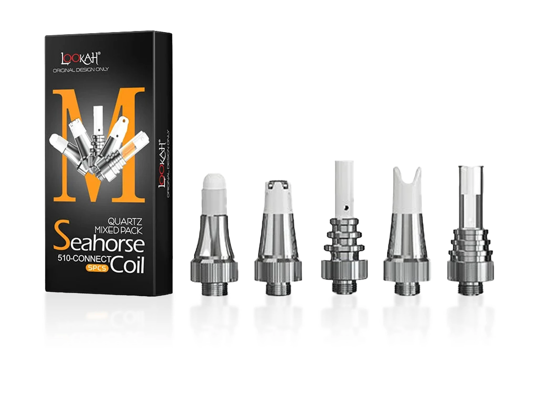 LOOKAH SEAHORSE Quartz Mixed Coil REPLACEMENT COILS - PACK OF 5