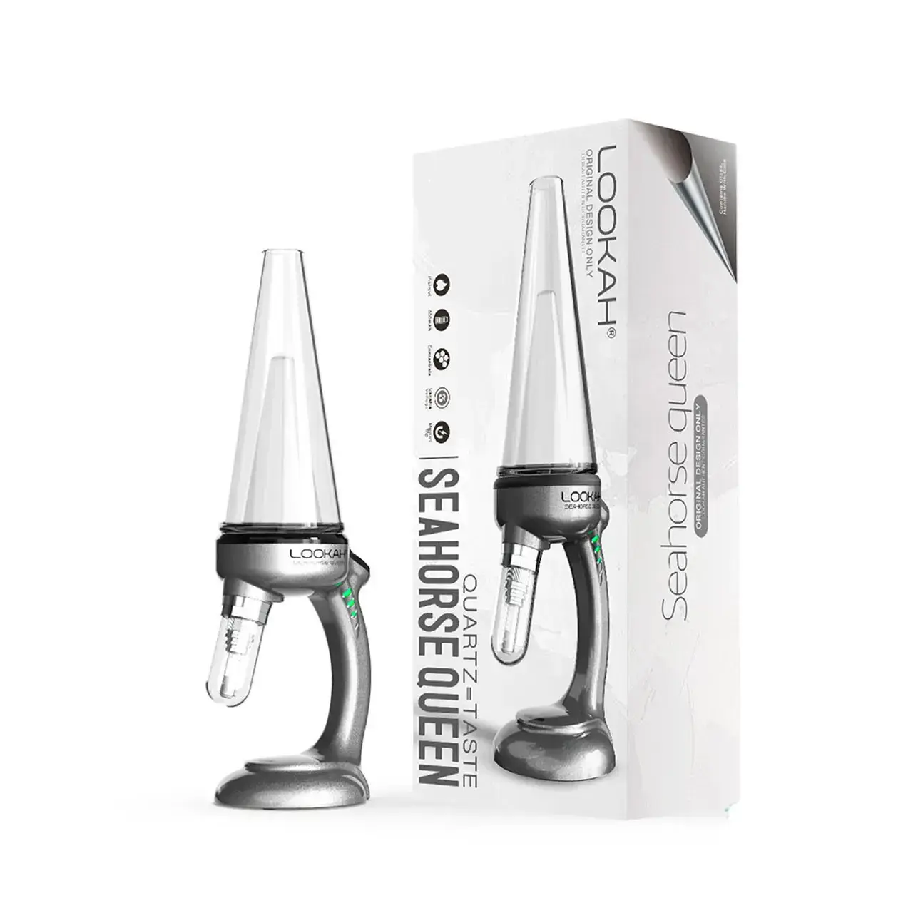 [Q-4782-06] Lookah Seahorse Queen 800mAh VV Electric Nectar Collector (Gray)