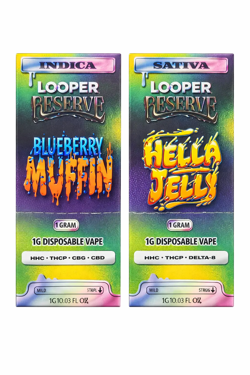 [T-1349-01] LOOPER Reserve 1G Disposables 5ct (Blueberry Muffin)