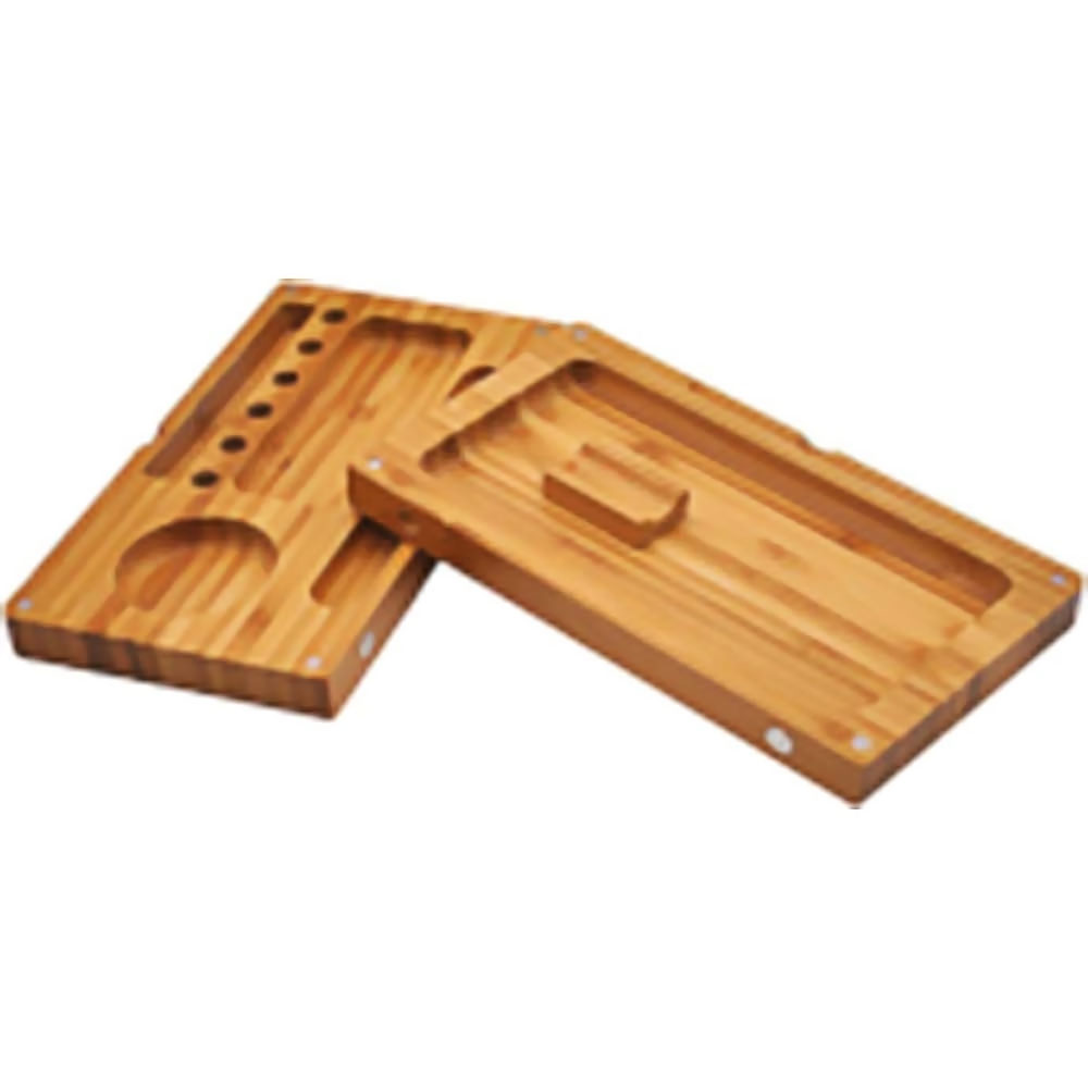 MAGNETIC WOOD ROLLING TRAY