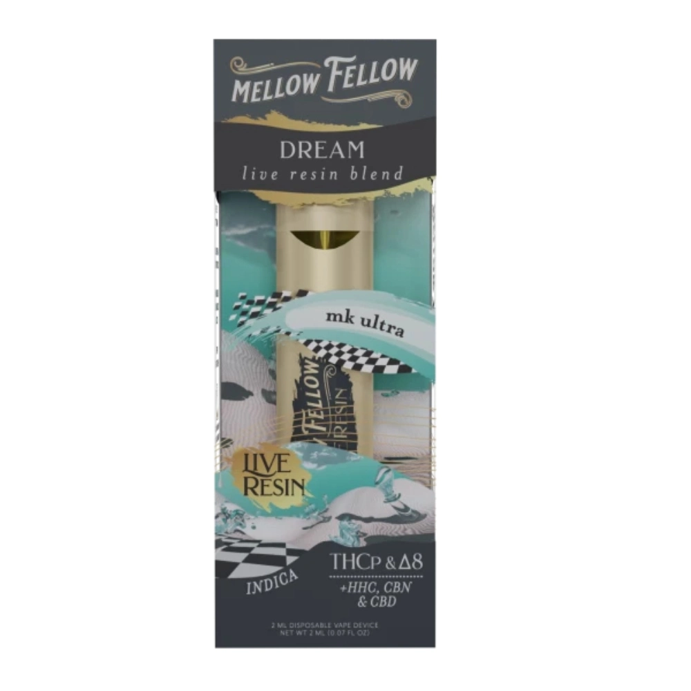 [Q-4321-04] Mellow Fellow 2ML Disposable live resin 6PK a Box (Forbidden Fruit)