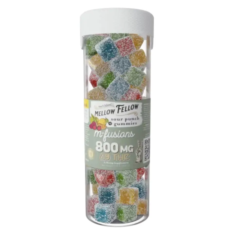 [T-1179] MELLOW FELLOW DELTA 9 M-FUSION EDIBLES (Sour Punch)