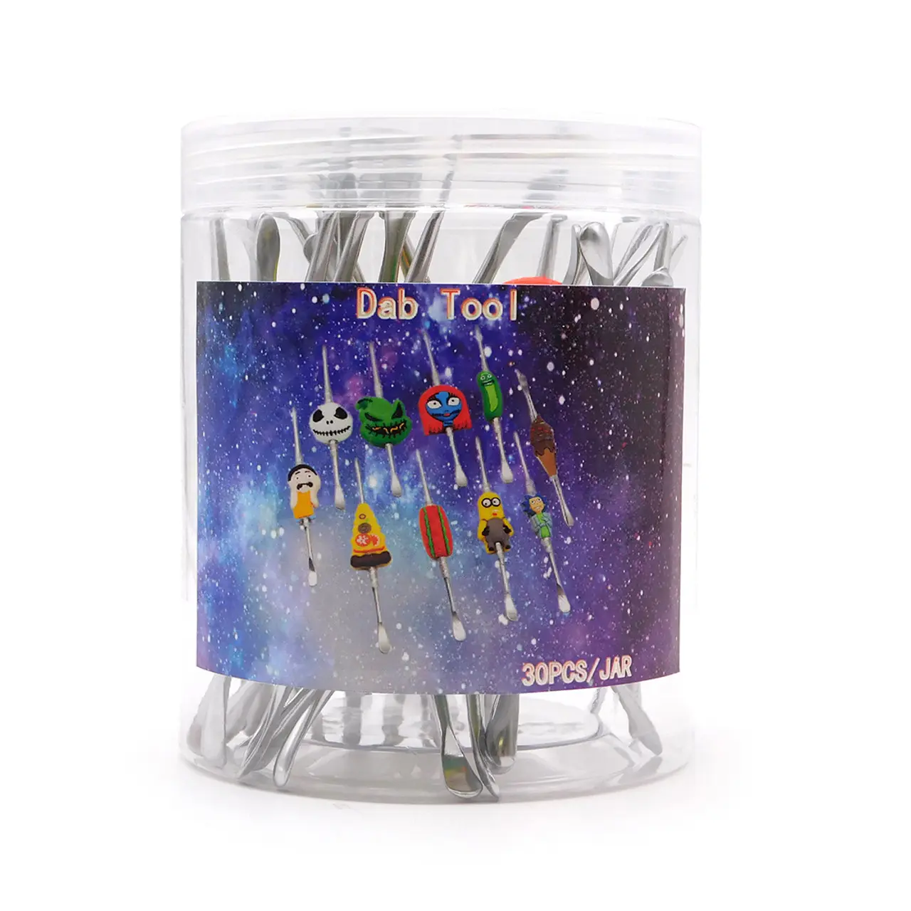 [Q-2843-04] METAL DABBER CONTAINER 30CT MULTI DESIGN (Turtle Mix)