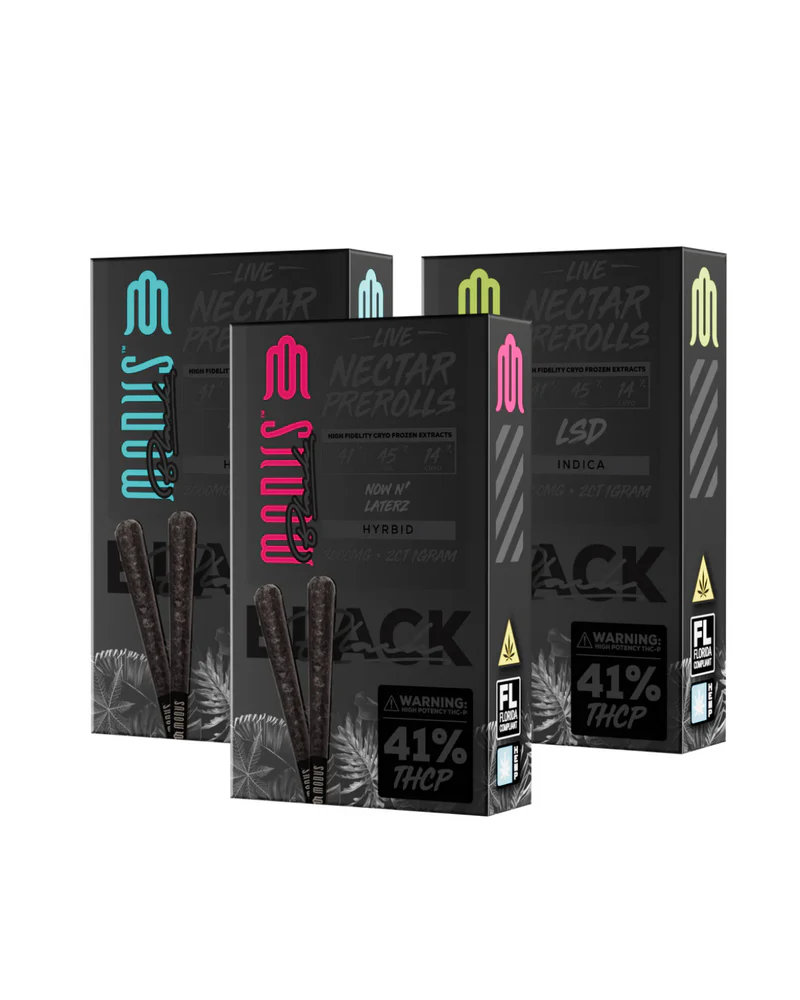 [Q-4799-01] Modus Black Preroll Flower THC-P 5PK 2Ct 1G 5PK a Box (007 Sativa)