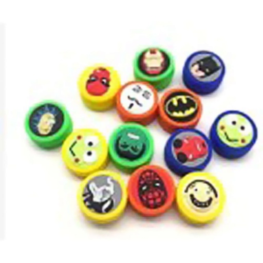 [Q-1171] MULTI TOP DESIGN SILICONE CONTAINER ASSORTED (5ML)