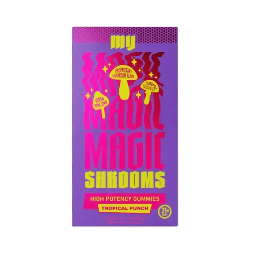 [Q-4380-04] MY MAGIC MUSHROOM GUMMIES 10PC 6PK Display (Tropical Punch)