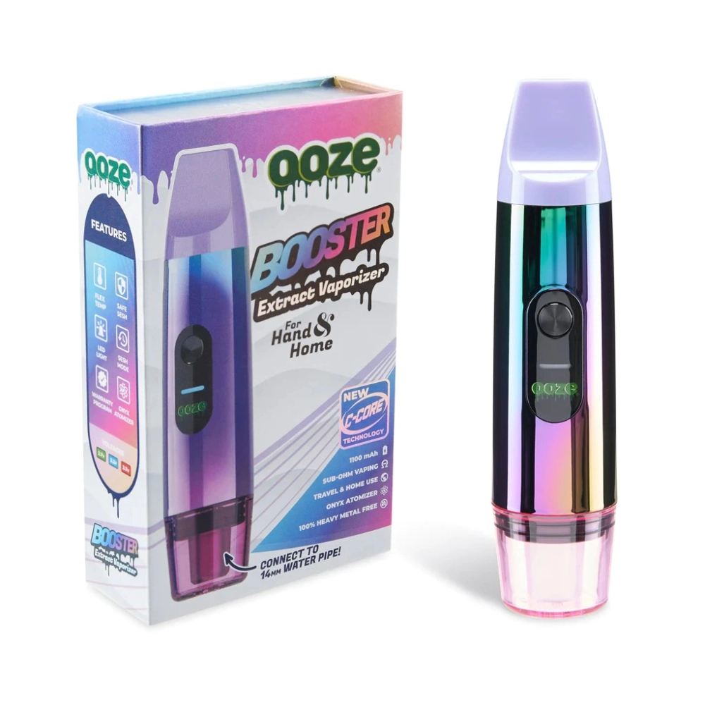 [Q-2999-04] OOZE BOOSTER EXTRACT VAPORIZER – C-CORE 1100 MAH (Black)