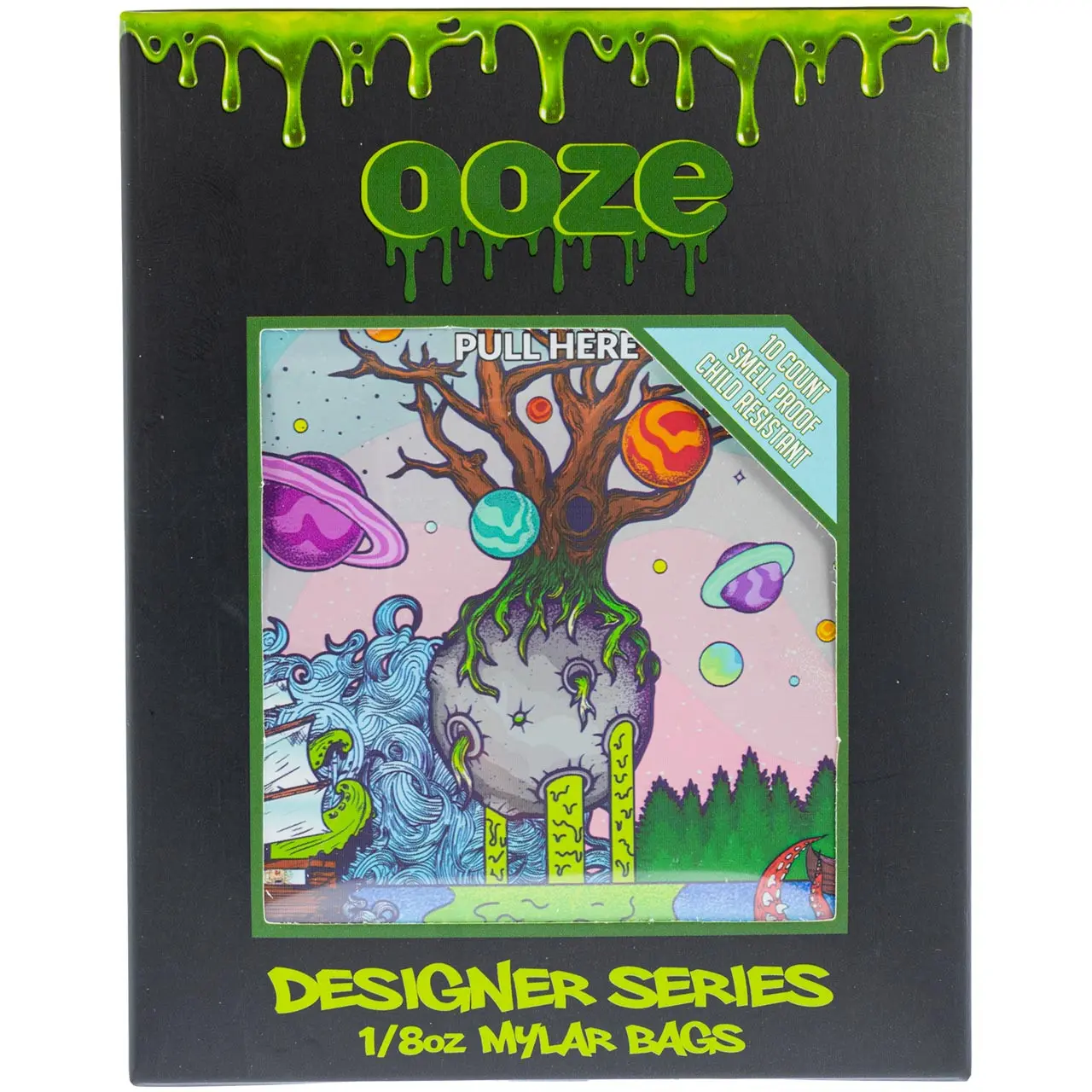OOZE DESIGNER 1/8OZ MYLAR BAGS 10PK
