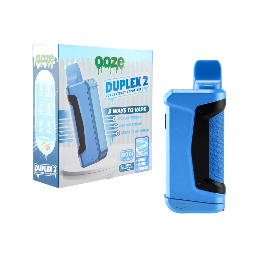 [Q-3003-01] OOZE DUPLEX 2 – 900 MAH C-CORE VAPORIZER (Panther Black)