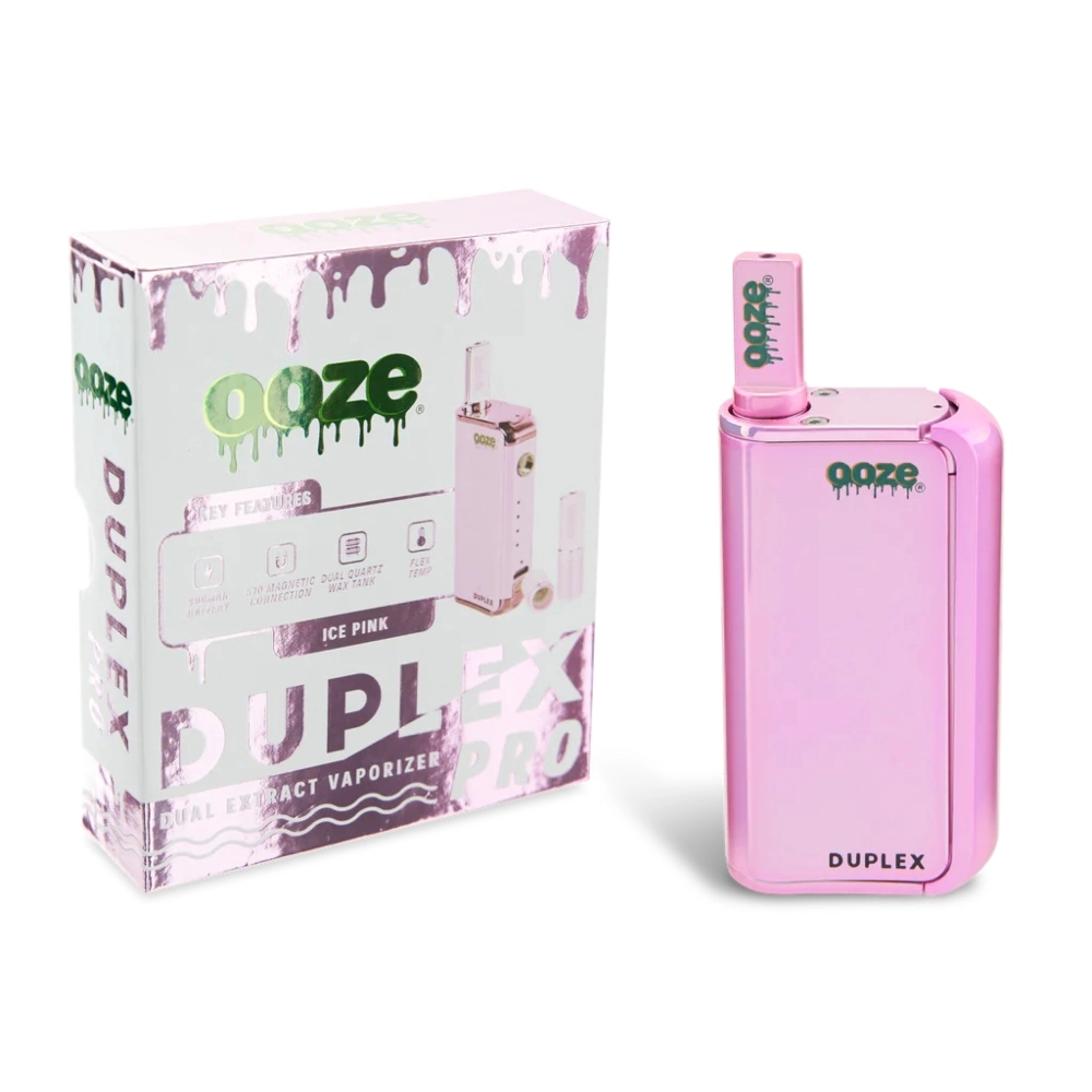 [Q-3004-03] OOZE DUPLEX PRO – 900 MAH – CARTRIDGE & WAX VAPORIZER (Arctic Blue)