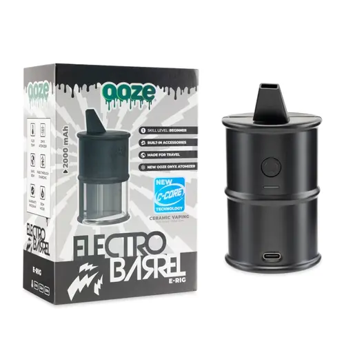 [Q-3005-02] OOZE ELECTRO BARREL E-RIG – C-CORE 2000 MAH (Blue)