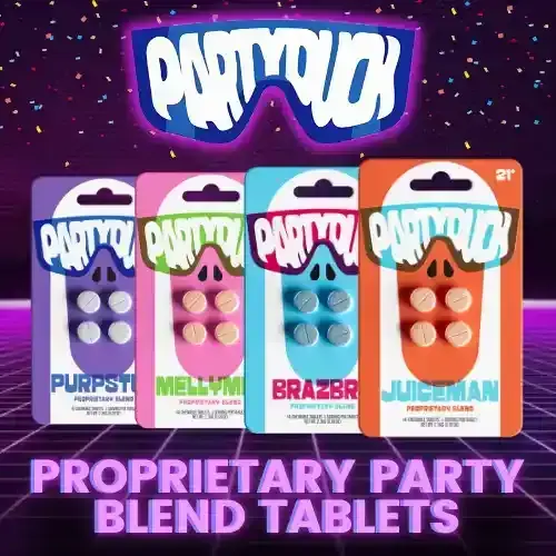 [T-1370-04] PartyDuck Proprietary Blend 4ct 10 PK a box (Juciy Man-Orange)