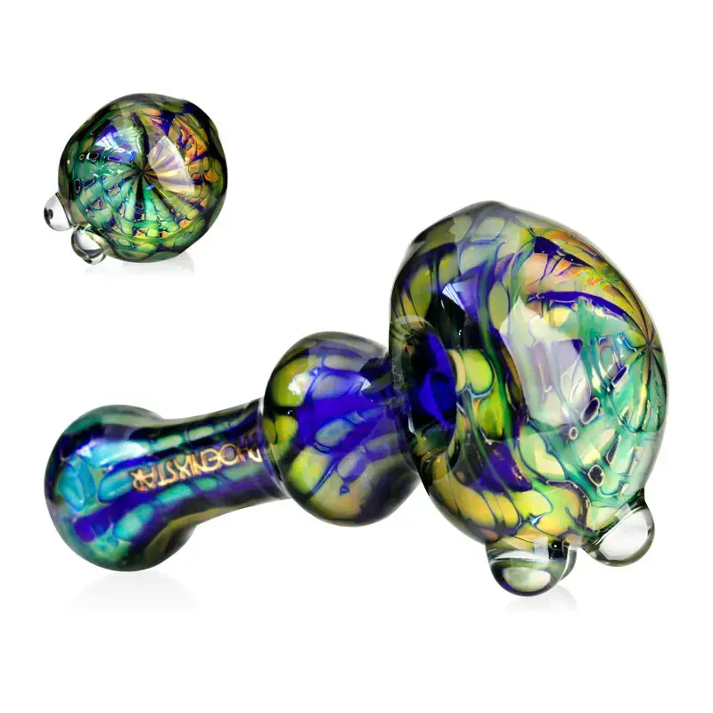 [T-1421-24] Phoenix Glass Handpipe (PGP72 4")