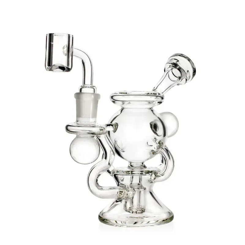 [T-1419-08] Phoenix Glass Water Pipe 14mm Quartz Banger Glass DAB Rig (OG209 5.5")