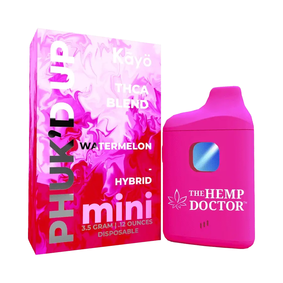 [Q-4262-06] Phuk'd Up 3.5g Disposable MINI 5PK DISPLAY (Watermelon Zkittlez)