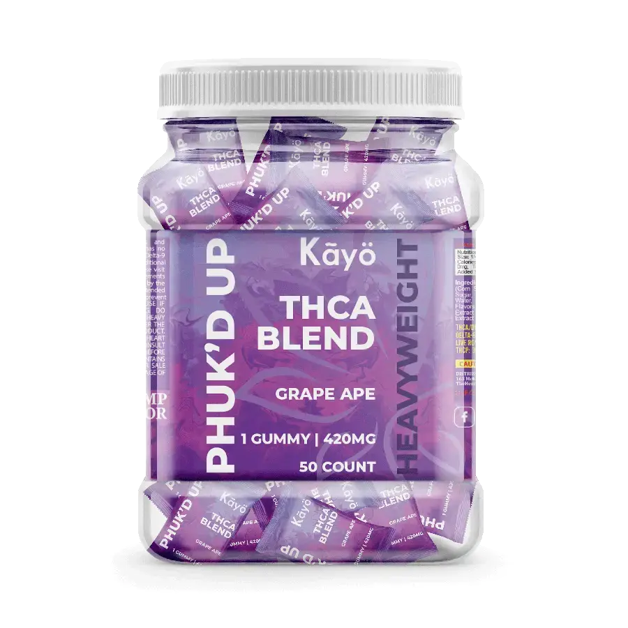 [Q-4263-02] Phuk'd Up 50ct JAR THC-A (Grape Ape)