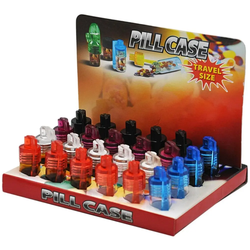 [Q-3060-04] PILL BOTTLE 24PCS DISPLAY BOX (67mm)