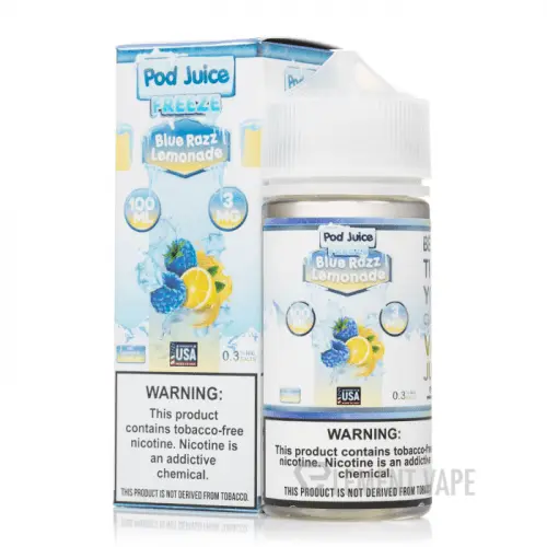 [Q-4319-16] POD JUICE FREEZE 100ML (6MG, Blue Razz Lemonade)