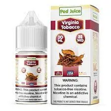 [Q-3097-03] POD JUICE TOBACCO 100ML (6MG, Jewel Tobacco)