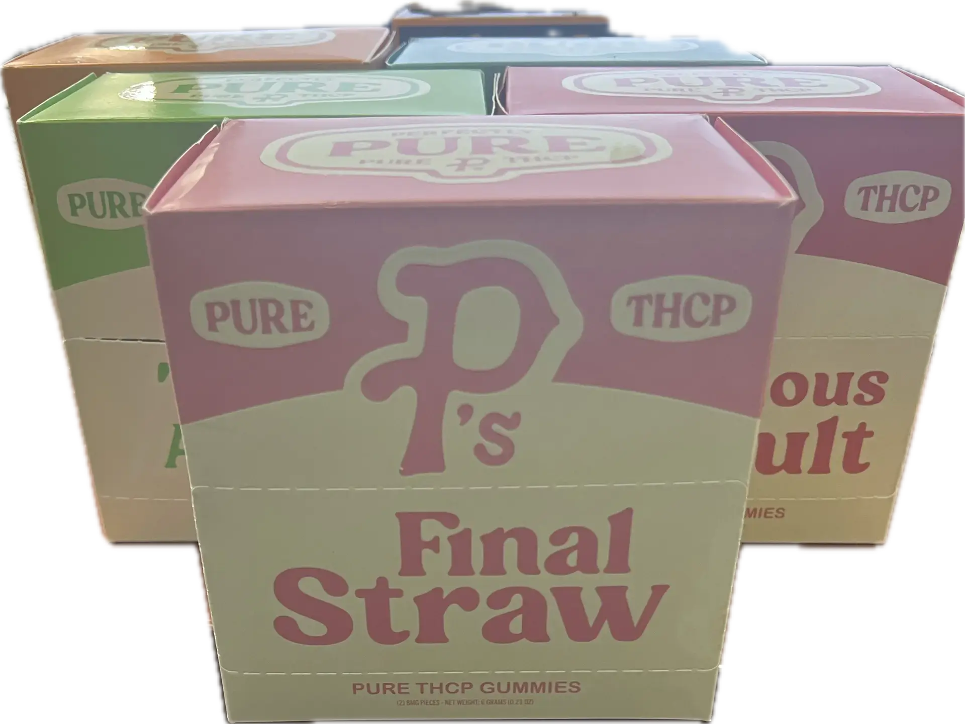 [Q-4812-01] Pushin P's THCP Gummies Can 100MG (Melonious Assault)