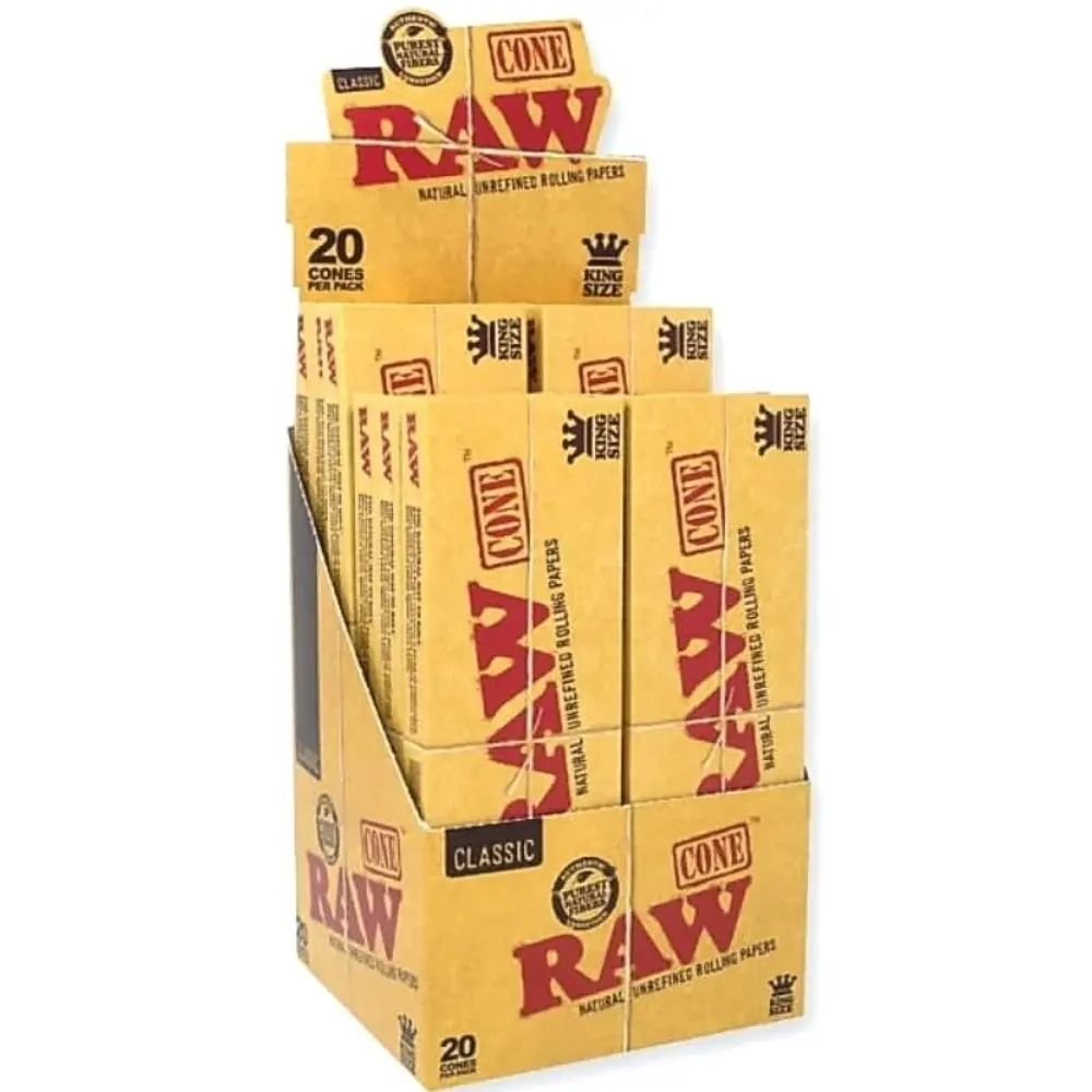 [Q-3192-05] RAW KING (CLASSIC CONES SIZE 12/20PK)