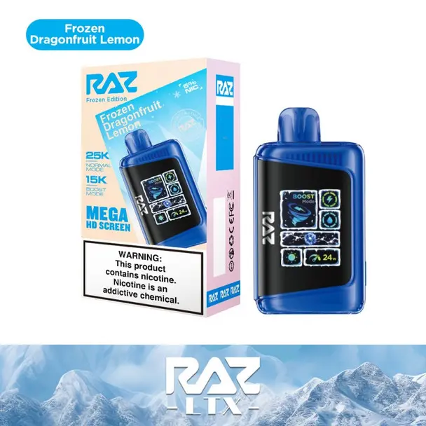 [Q-4474-02] Raz LTX 25K 20ML FROZEN (Frozen Dragonfruit Lemon)