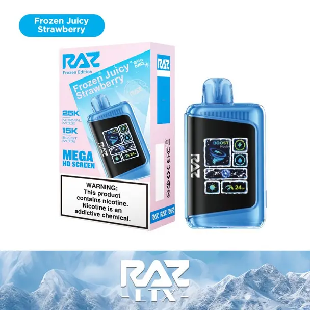 [Q-4474-04] Raz LTX 25K 20ML FROZEN (Frozen Juicy Strawberry)
