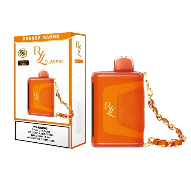[Q-4742-08] RAZ RYL CLASSIC 35K PUFF DISPO (ORANGE MANGO)