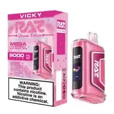 [Q-3209-03] RAZ TN9000 DISPOSABLE VAPE 5PK 12ML (Vicky (Pink Lemonade))