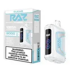 [Q-3209-07] RAZ TN9000 DISPOSABLE VAPE 5PK 12ML (Clear)