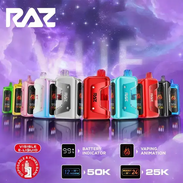 [T-1632-03] RAZ VUE 50K POD 13ml 5ct (Miami Mint)
