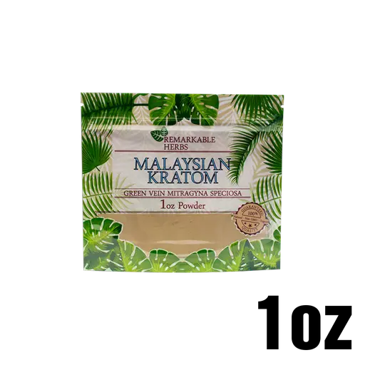 [Q-3211-02] REMARKABLE HERBS KRATOM 1OZ (Red Vein Bali)