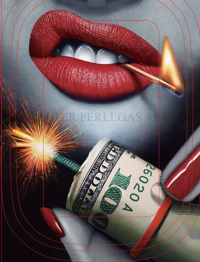 [T-1401-05] Rolling Tray18*14*1.5cm (Lips)