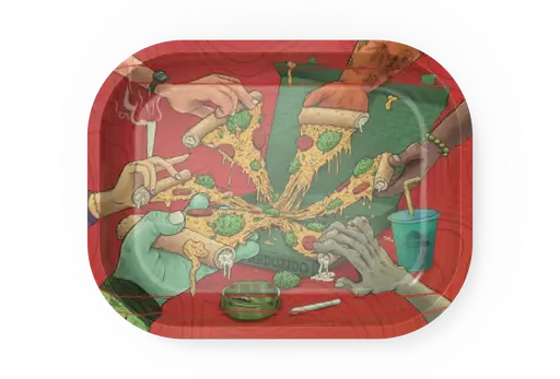 [T-1401-39] Rolling Tray18*14*1.5cm (Pizza)