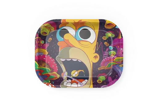 [T-1401-54] Rolling Tray18*14*1.5cm (Simpson)