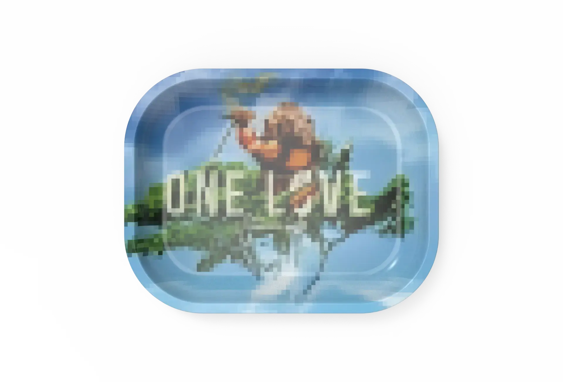 [T-1401-59] Rolling Tray18*14*1.5cm (One Love)