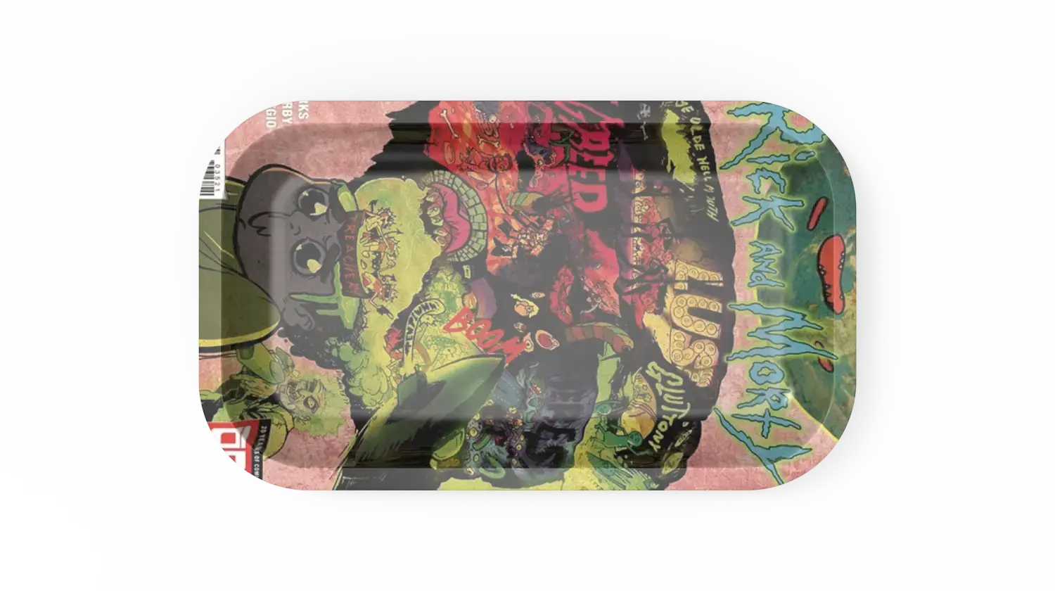 [T-1400-04] Rolling Tray 28.5*18.8*2.5cm (Rick & Morty)