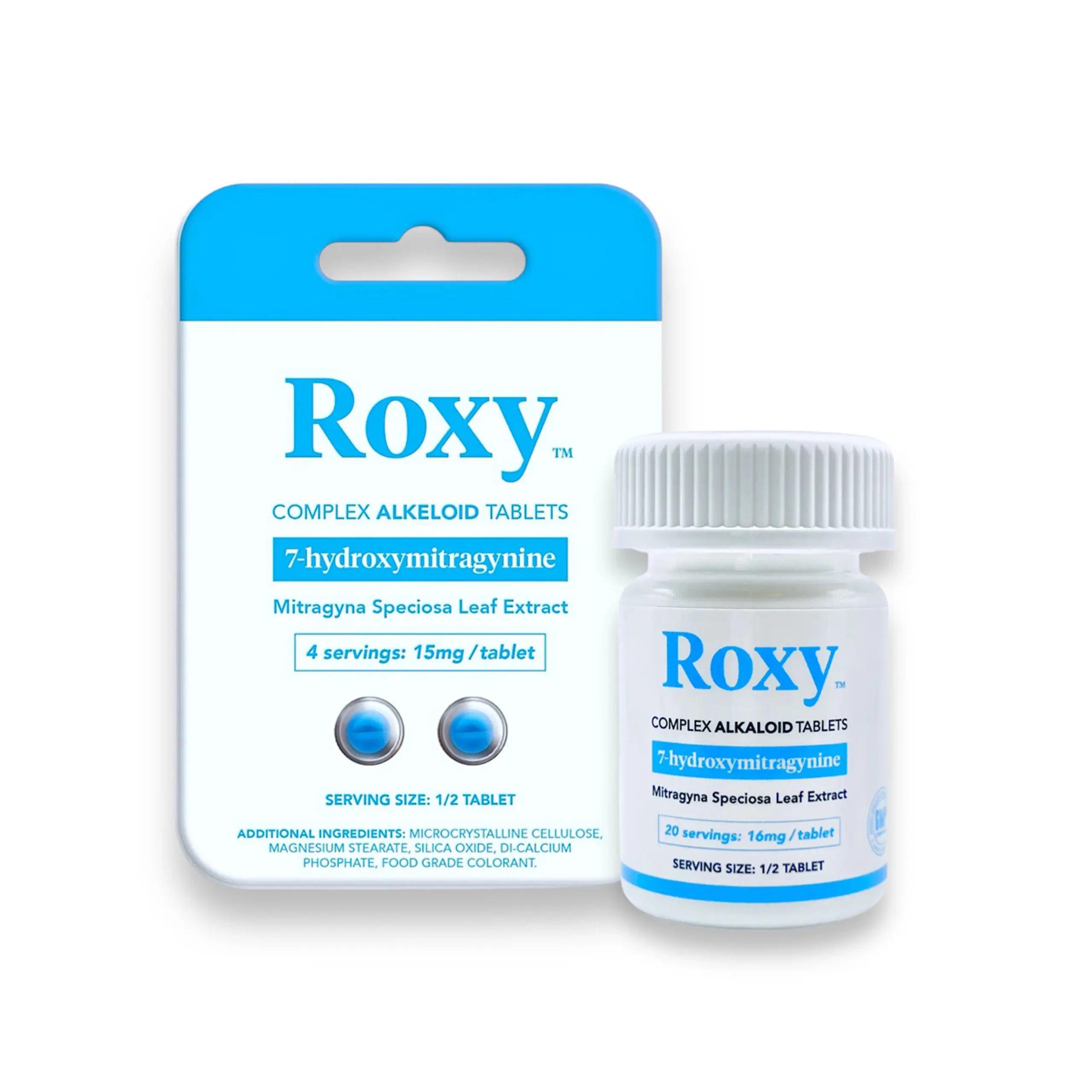 [Q-4227-06] Roxy Complex Alkaloid 7-hydroxymitragynine Tablets (10Ct Per Jar Lemonade 200MG)