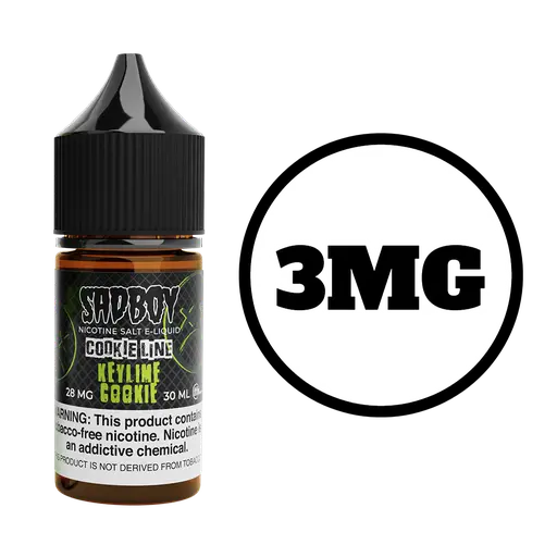 [Q-3288-01] SADBOY COOKIE LINE 100ML (3MG, Shamrock Cookie)