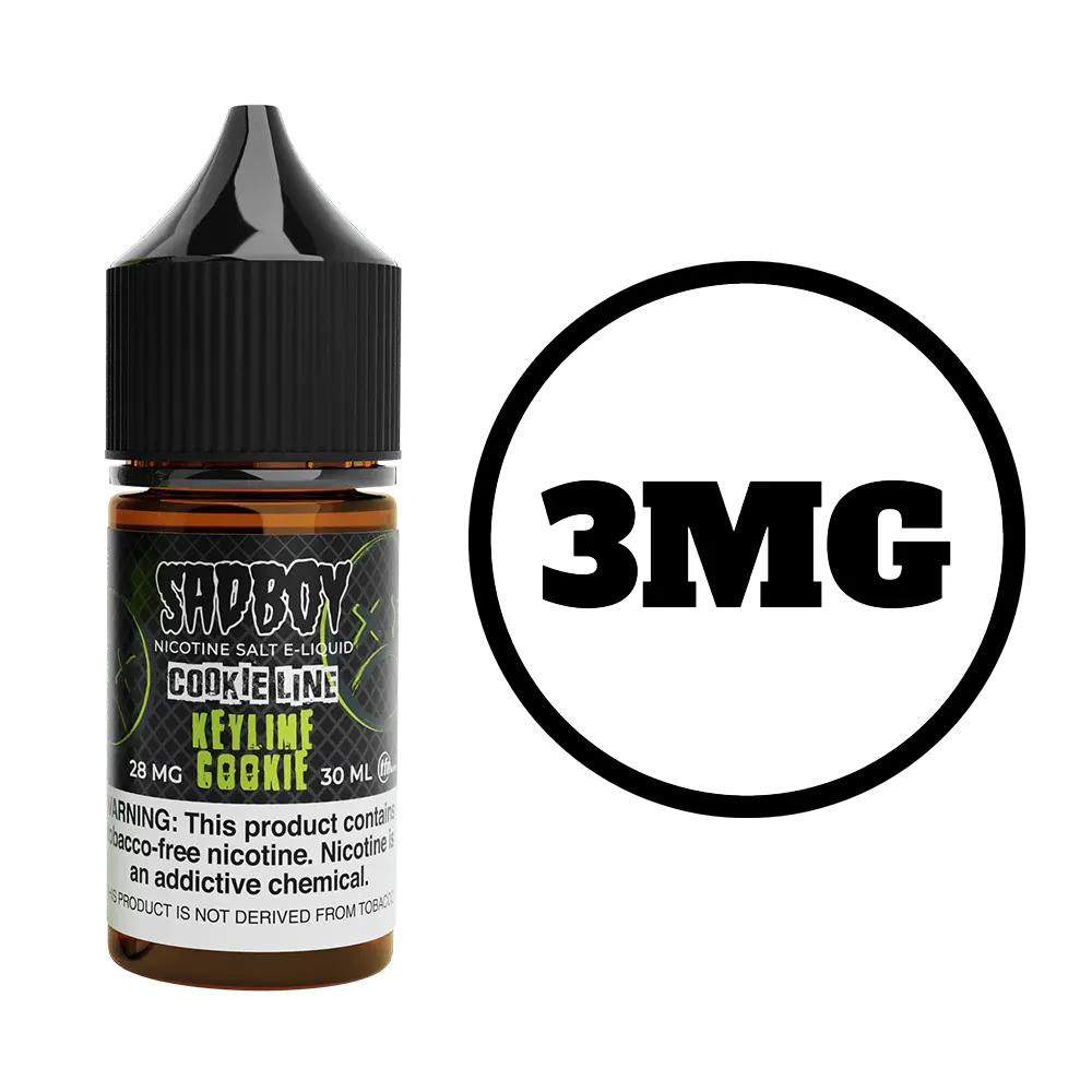 [Q-3288-02] SADBOY COOKIE LINE 100ML (3MG, Keylime Cookie)