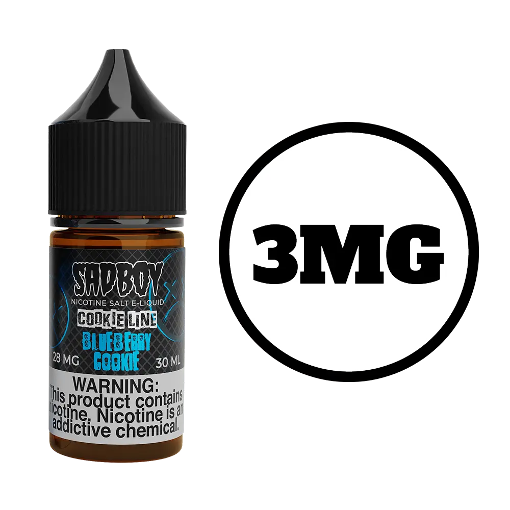 [Q-3288-09] SADBOY COOKIE LINE 100ML (3MG, Blueberry Cookie)
