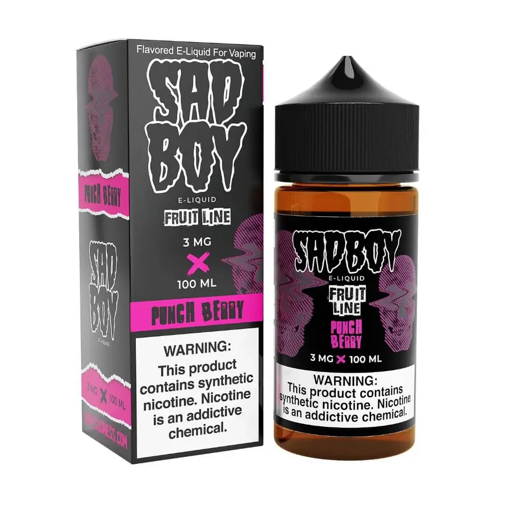 [Q-3289-01] SADBOY FRUIT LINE 100ML (3MG, Punch Berry)