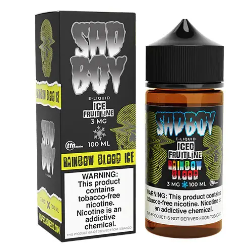 [Q-3289-04] SADBOY FRUIT LINE 100ML (3MG, Rainbow Blood Ice)