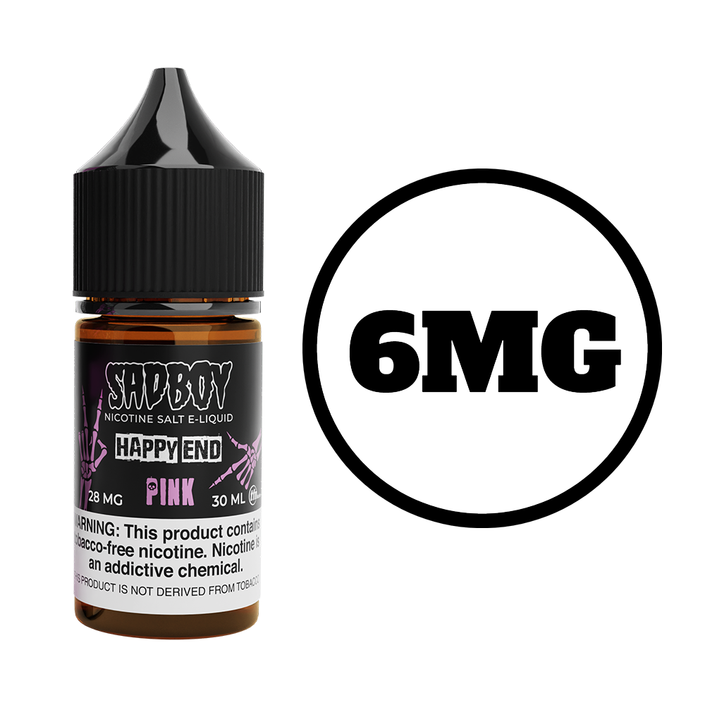 [Q-3290-01] SADBOY HAPPY END 100ML (3MG, Pink)