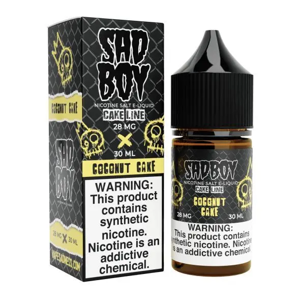 [Q-3285-07] SADBOY SALTS 30ML (48mg, Coconut Cake)