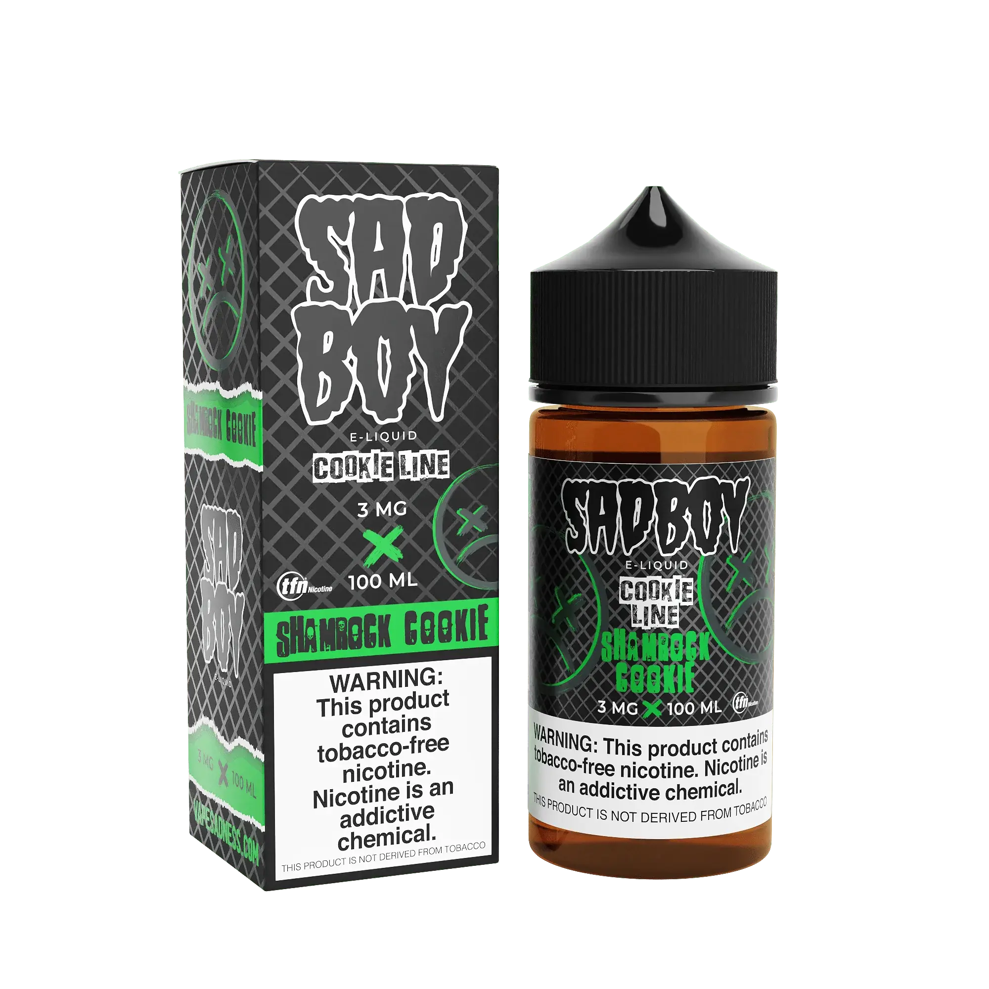 [Q-3285-43] SADBOY SALTS 30ML (28mg, Shamrock)