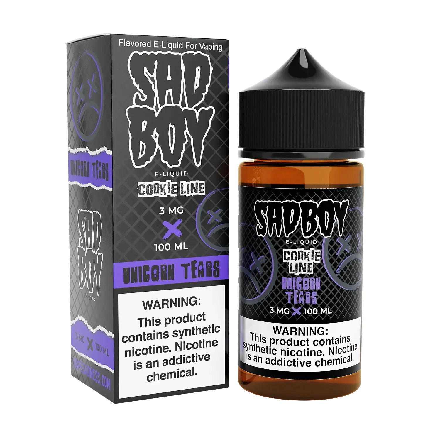 [Q-3285-52] SADBOY SALTS 30ML (28mg, Unicorn Cookie)