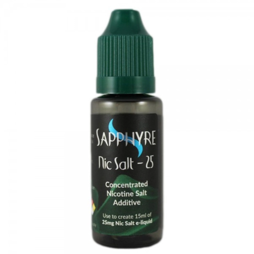 SAPPHYRE SALT NIC 25 CONCENTRATED 0.9ML NIC MIXING BOTTLE