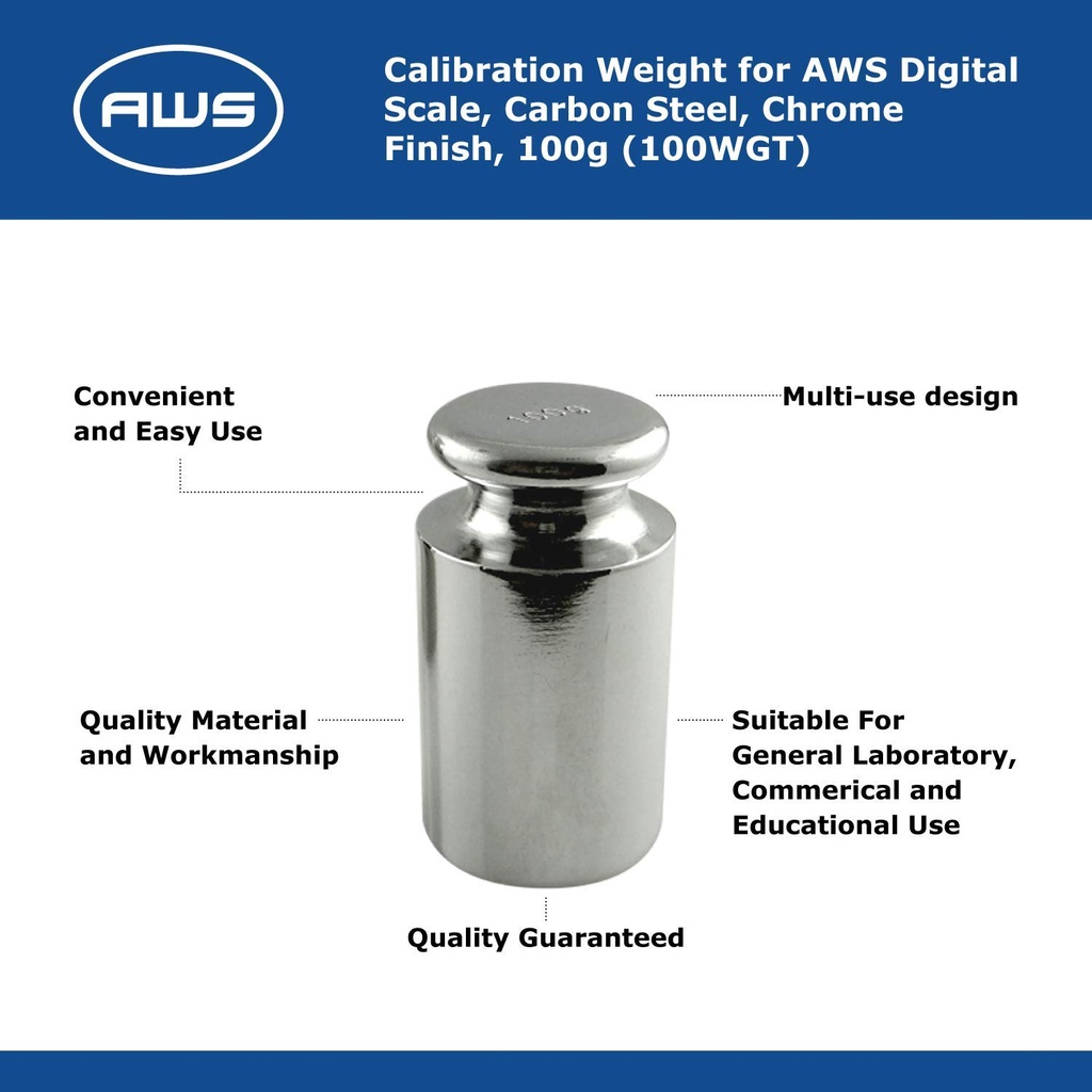SCALE AWS 100 WITH 100G CALIBRATION WEIGHT
